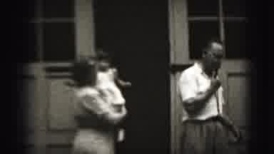 Harrisburg Pennsylvania USA (1975): Singing And Dancing With Wife And Daughter For