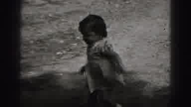Harrisburg Pennsylvania USA (1975): Young Girl Walking Through The Woods With A