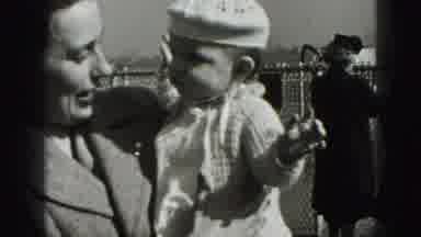 Harrisburg Pennsylvania USA (1975): Vintage Film Of Mother With Baby And Son