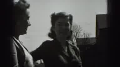 Harrisburg Pennsylvania USA (1975): Two Ladies Outside Talking