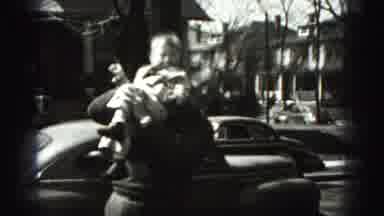 Harrisburg Pennsylvania USA (1975): A Father Playing With His Young Son