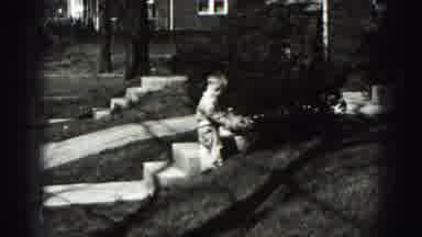 Harrisburg Pennsylvania USA (1975): A Vintage Video Of A Mother Getting Outside