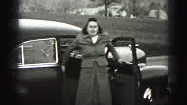 Harrisburg Pennsylvania USA (1975): The Girl Is Coming In The Car With Smiling
