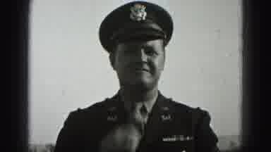 Harrisburg Pennsylvania USA (1975): A Top Military Figure Cleans Himself Up Before