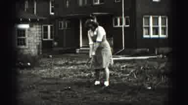 Harrisburg Pennsylvania USA (1975): Vintage Film On How A Man And Woman Swing A