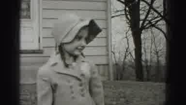 Harrisburg Pennsylvania USA (1975): Vintage Film Of Little Girl Dressed Up