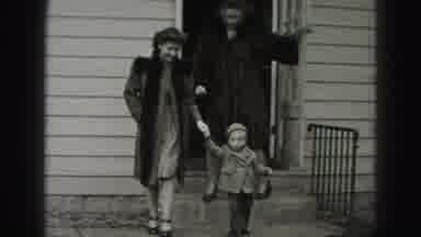 Harrisburg Pennsylvania USA (1975): People Walking The Road