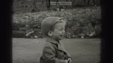 Harrisburg Pennsylvania USA (1975): Little Boy Crying Outside