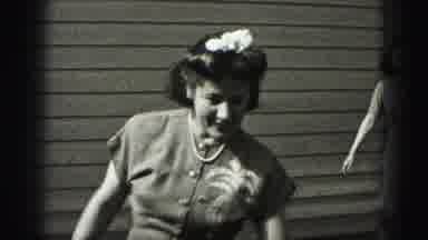 Harrisburg Pennsylvania USA (1975): Two Smiling Women Walking Out Of A Door Of A