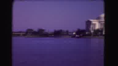 Washington DC (1975): Interesting Looking Building Sits Next To The Bright Blue