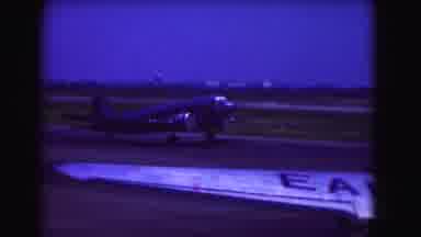 Washington DC (1975): Woman Running Across Runway To An Awaiting Airplane