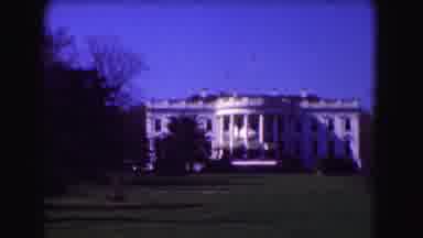 Washington DC (1975): View Of The White House And The White House Lawn