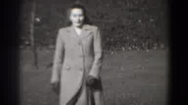 Washington DC (1975): A Lady Walking Through The Park Smiling