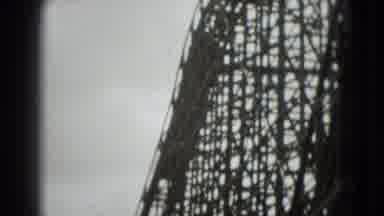 Washington DC (1975): Looking Up At A Wooden Roller Coaster