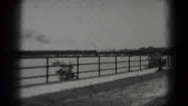 Washington DC (1975): Black And White Old Train Smoking And Plane Country