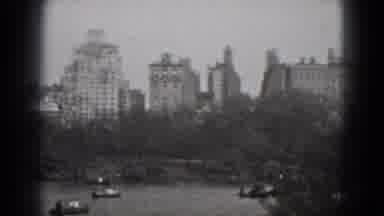 Washington DC (1975): Large City Seen From A Lake With Clean Water And Ducks