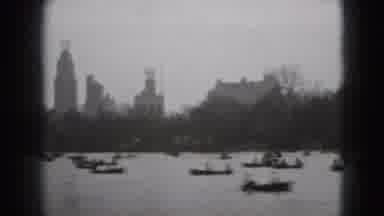 Washington DC (1975): Looking Over The River With Boats And The City Building