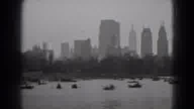 Washington DC (1975): View Of City Skyline And Boats In Harbor On A Cloudy Day