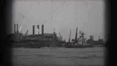 Washington DC (1975): Two People Walking Then A Scene Of Ships On Water