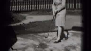 Washington DC (1975): Very Stylish Woman In A Skirt & Short Heel Pumps Putting A