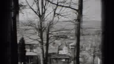 Washington DC (1975): Looking Out Over The Countryside With Trees And Houses