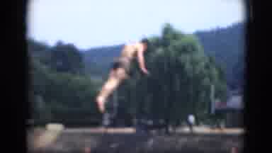 Middletown Pennsylvania (1975): Man Dives Into Lake Head First