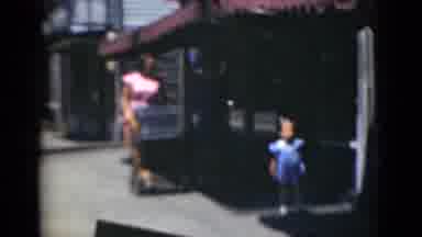 Middletown Pennsylvania (1975): A Family Taking A Stroll Outside
