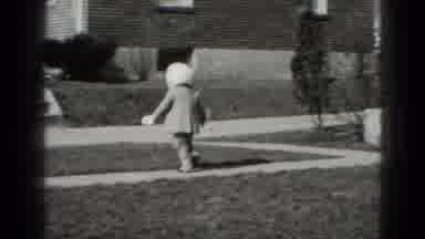 Middletown Pennsylvania (1975): The Child Is Playing In The Garden Also Child Is