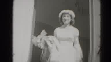 Middletown Pennsylvania (1975): Black And White Film Footage Of A Wedding