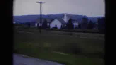 Middletown Pennsylvania (1975): Driving In The Countryside Taking A Video Of How