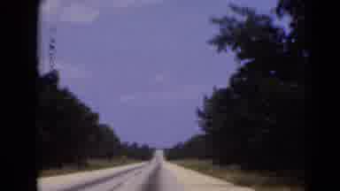 Middletown Pennsylvania (1975): A Strait Unbending Highway Blanketed By Trees With