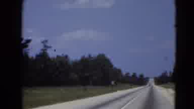 Middletown Pennsylvania (1975): Blimp Floats Overhead As We Drive Down The Road