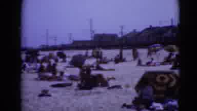 Middletown Pennsylvania (1975): Crowds Of People Laying On Beach Towels On The