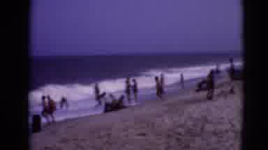 Middletown Pennsylvania (1975): Children Playing On The Sand And In The Water At