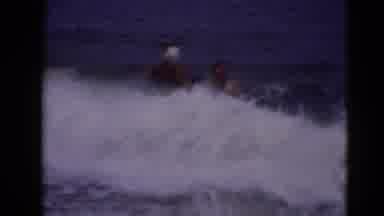 Middletown Pennsylvania (1975): People Playing And Having Fun In The Sea And