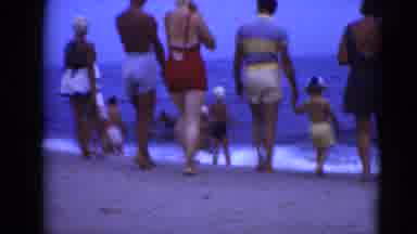 Middletown Pennsylvania (1975): Many People Enjoying Hot Day On The Beach