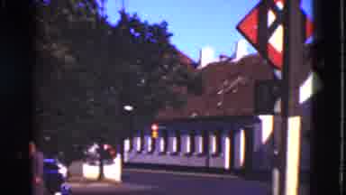 Denmark (1975): Camera Panning Across White House In An Urban Neighbourhood