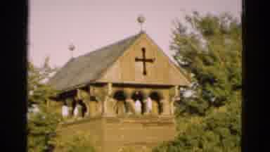 Denmark (1975): Panning From The Top Of A Church To The Bottom Where You See The
