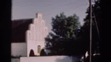 Denmark (1975): A View Of A Monumental Building And The Surrounding Property