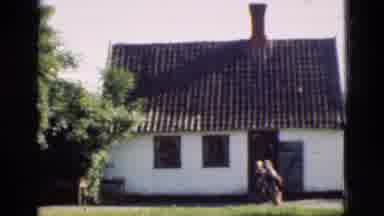 Denmark (1975): A View Of A Uniquely Built House In A Hot Climate