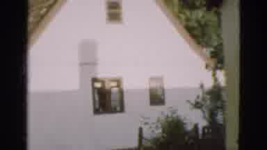 Denmark (1975): White Old House With Triangular Roof