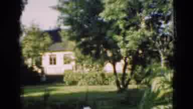 Denmark (1975): Two Houses One With A Thatched Roof And Open Doors