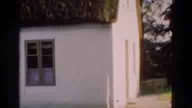 Denmark (1975): Footage Shows A House And Garden Scene With People Walking Around