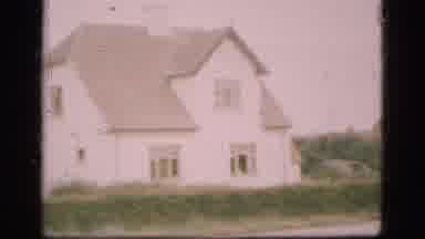 Denmark (1975): White House And People Standing And Talking Outside And A Shot Of