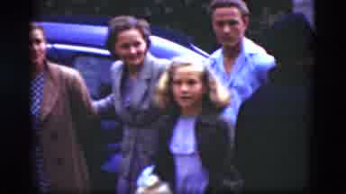 Denmark (1975): People Standing Together Dressed Up And Socializing