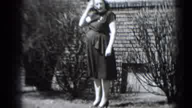 Middletown Pennsylvania (1975): A Pregnant Lady Talking To Someone In Her Yard