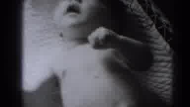 Middletown Pennsylvania (1975): Baby Bassinet Naked Newborn Tiny Fisting Wiggling