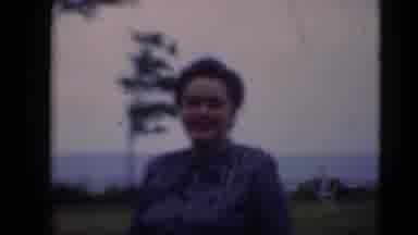 Middletown Pennsylvania (1975): Slightly Out Of Focus Woman Walks Toward Camera On