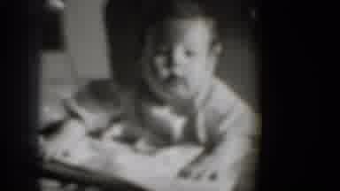 Middletown Pennsylvania (1975): Feeding Black White Food Baby Spoon Table Growth