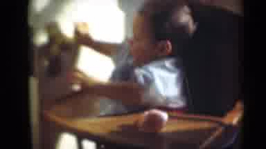 Middletown Pennsylvania (1975): Baby Trying To Open Door Again And Again But Fail